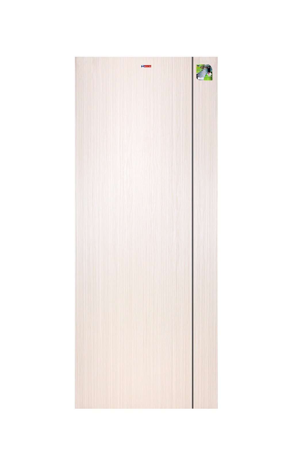MP11 ประตู UPVC เซาะร่อง ไวท์โอ๊ค