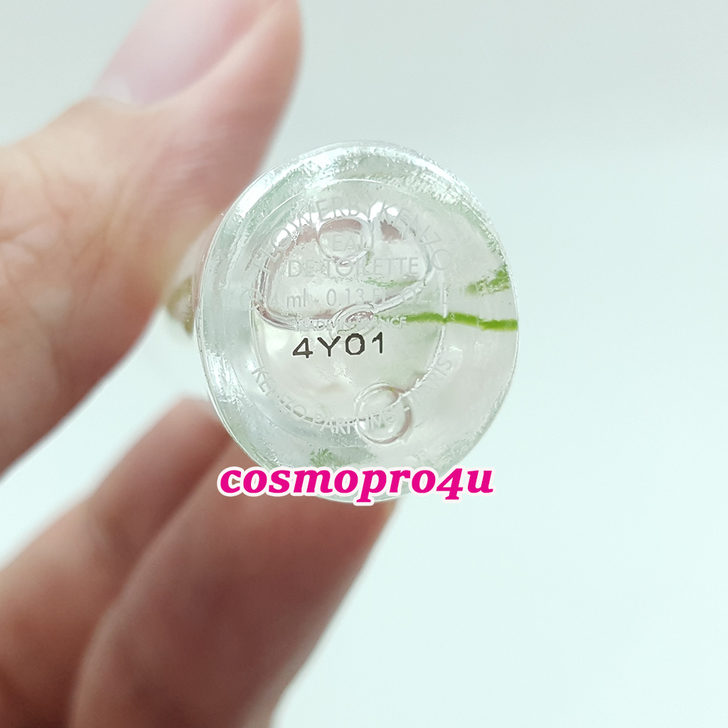 น้ำหอม Flower By Kenzo EDT 4ml กล่องขาวลายดอกไม้ ฟลาวเวอร์ บาย เคนโซ่ กลิ่นหอม Floral-Powdery