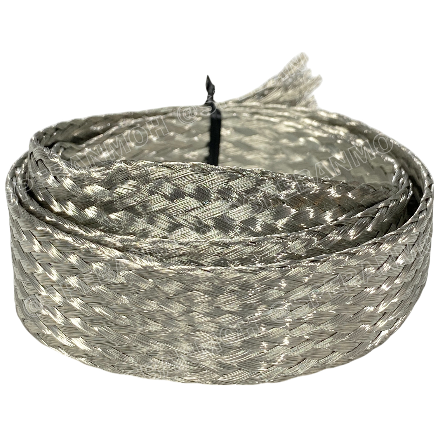 [ 1 เมตร ] TZX15 2.5-10 sq.mm ทองแถงเคลือบดีบุกแบบถัก TZX15 Flexible Tinned Copper Braid ทองแดงเคลือบดีบุก สำหรับทำกราวตู้ ทองแดงฝอย Copper Wire ทองแดงถัก สำหรับงานไฟฟ้า งานโซล่าร์เซลล์ ตาข่ายทองแดงถัก