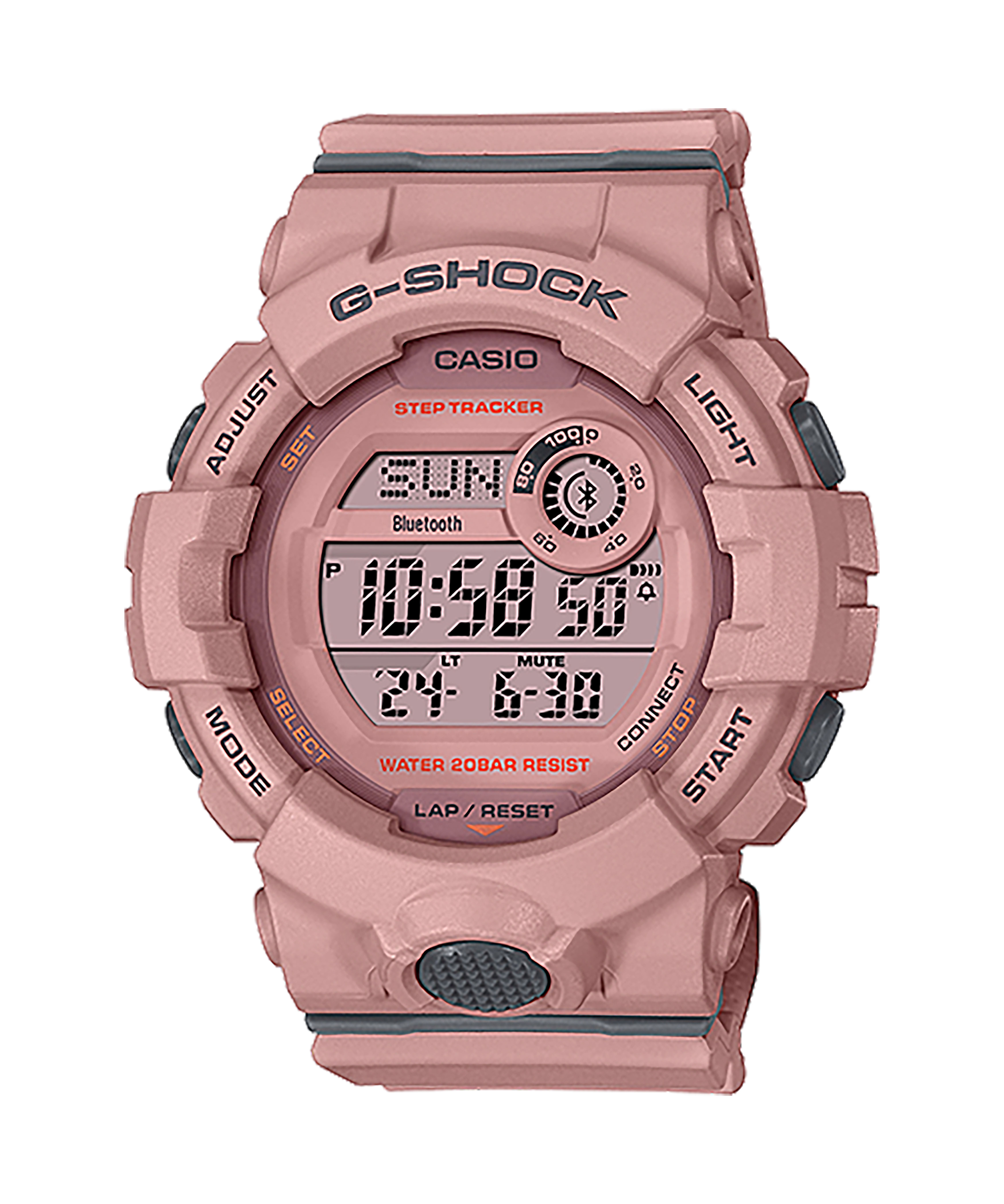 CASIO G-SHOCK Mini รุ่น GMD-B800SU-4DR สีชมพู สินค้าใหม่ ของแท้ รับประกันศูนย์ CMG