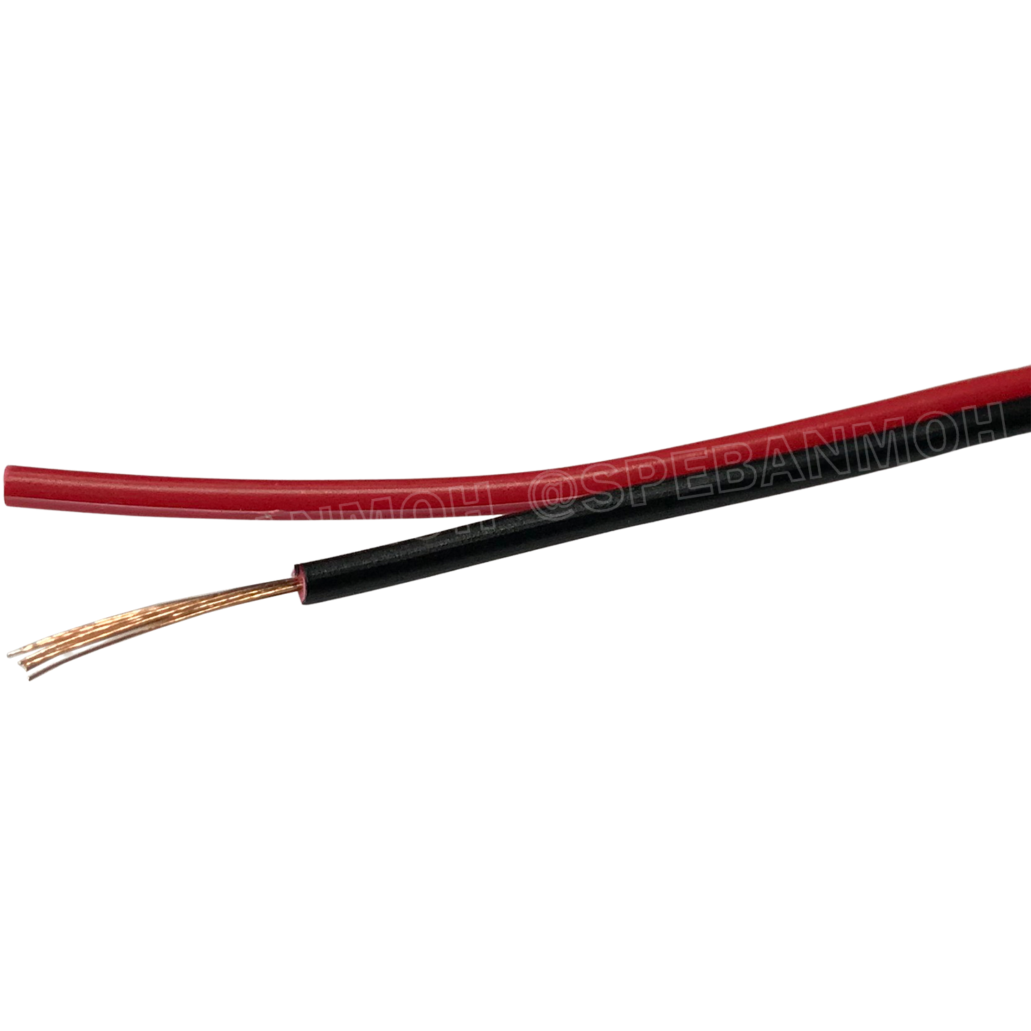 [ 100 เมตร ] JSL-303 สายไฟคู่ดำแดง 24AWG 0.2 mm² 80°C 300V UL2468 Twins Cable Dynaom ทองแดงแท้ DC Power Cable ไดน่าคอม สายต่อลำโพง สายไฟดีซี DC Cable สายลำโพง ดำแดง Speaker Cable สายคู่ดำแดง สายไฟคู่ดำแดง สายลำโพงดำแดง สายไฟคู่ไดนาคอม