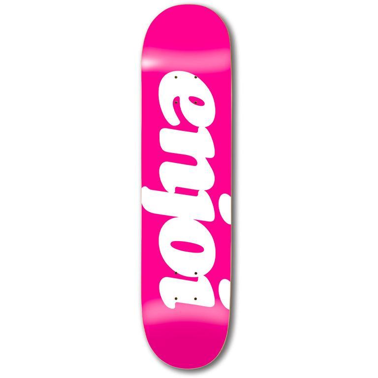 Enjoi Flocked Pink Skateboard Deck 8''