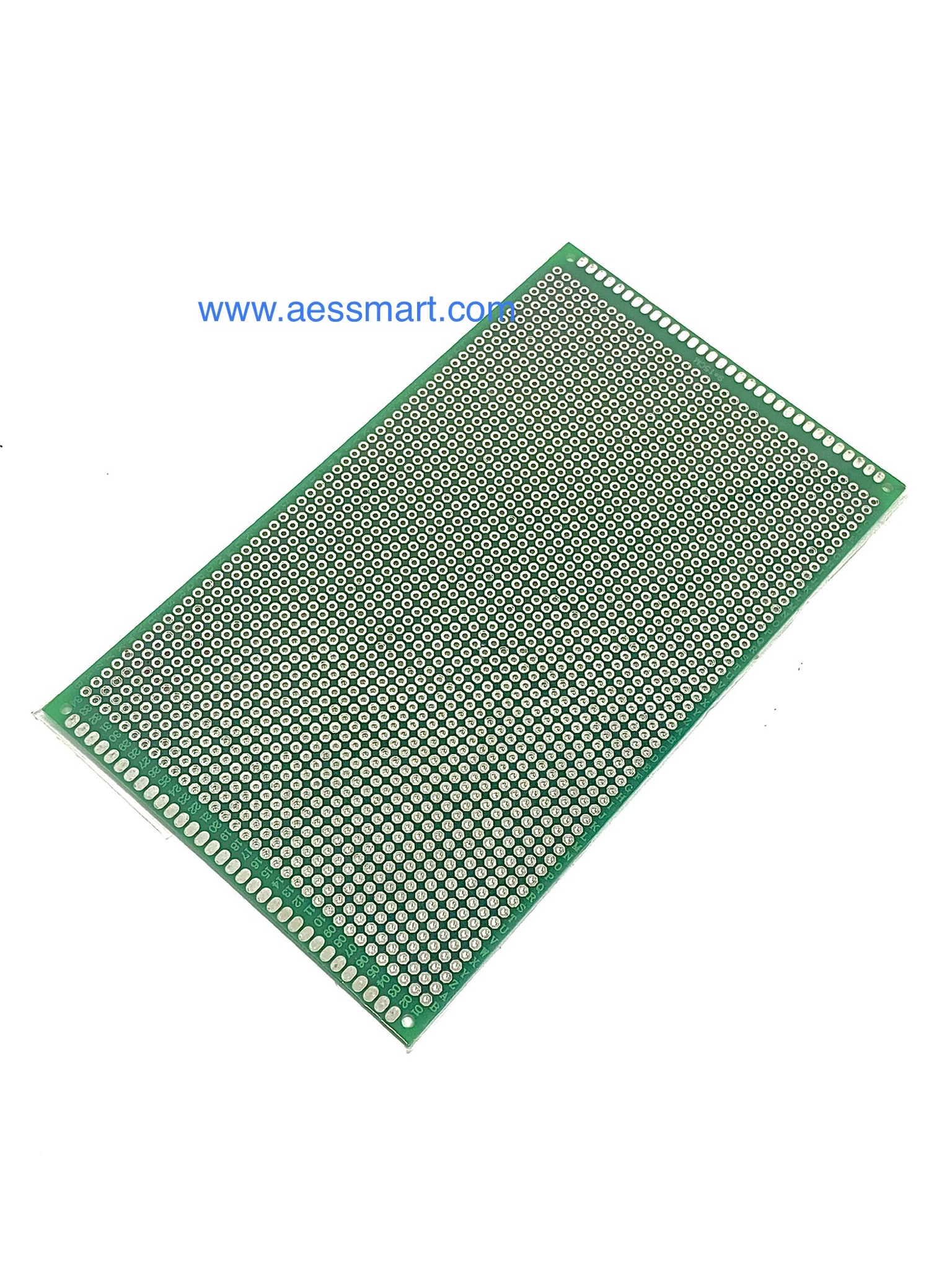 S613 : แผ่น PCB สีเขียวแบบ 2 ด้าน ขนาด 9x15 cm