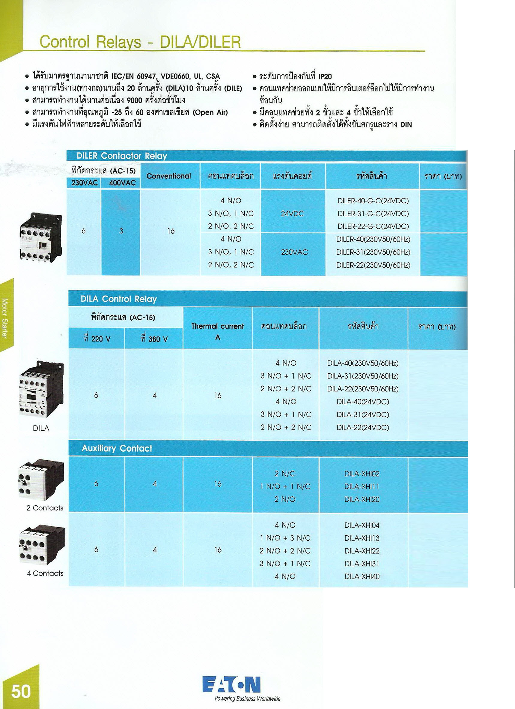 * EATON pricelist
