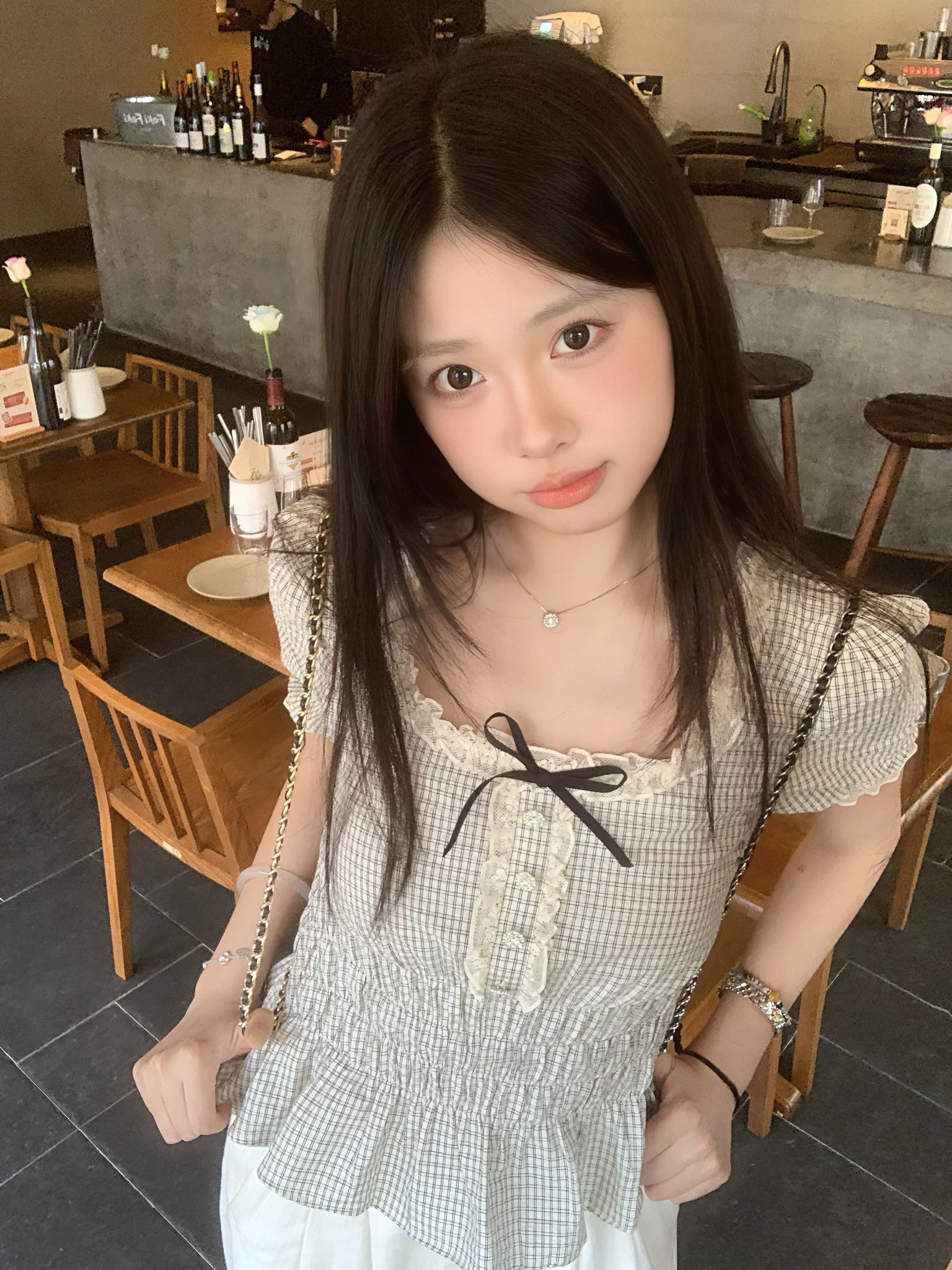 Chunya smock top เสื้อครอปสม็อคเอวแขนสั้น