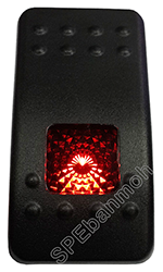 RK1-03 สวิทช์รถยนต์ (Automotive toggle switch)สีแดง/RED 12V 20A DC 24V 10A DC