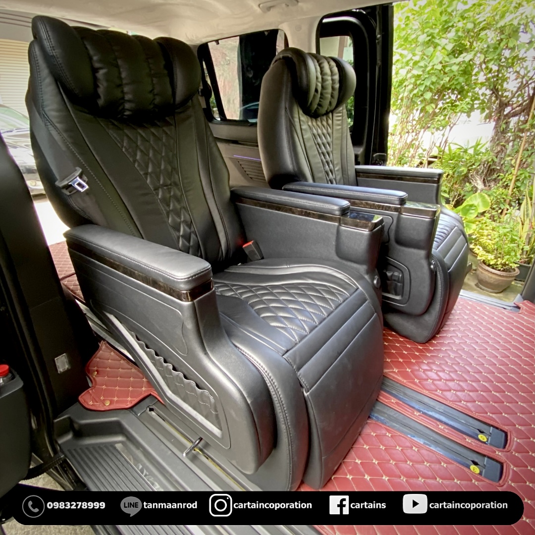 Hyundai staria เบาะvip ระบบไฟฟ้า เบาะแถวท้าย ปรับแยกได้ 40:60