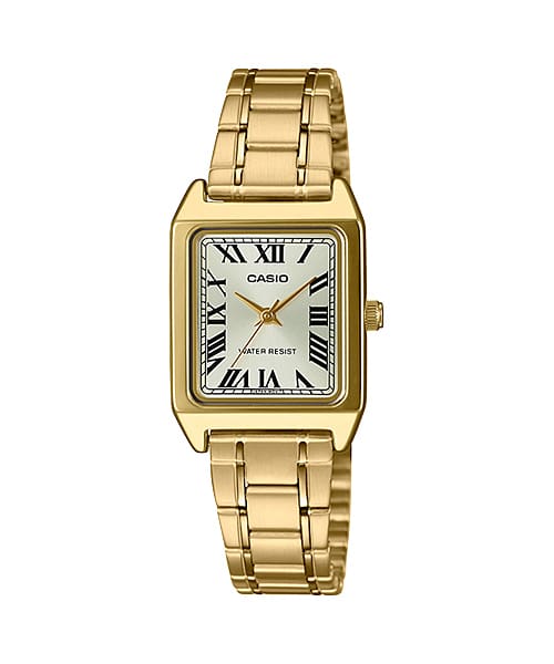 CASIO Standard รุ่น LTP-V007G-9BUDF สีทอง เลขโรมัน สินค้าของเเท้ รับประกันศูนย์ CMG