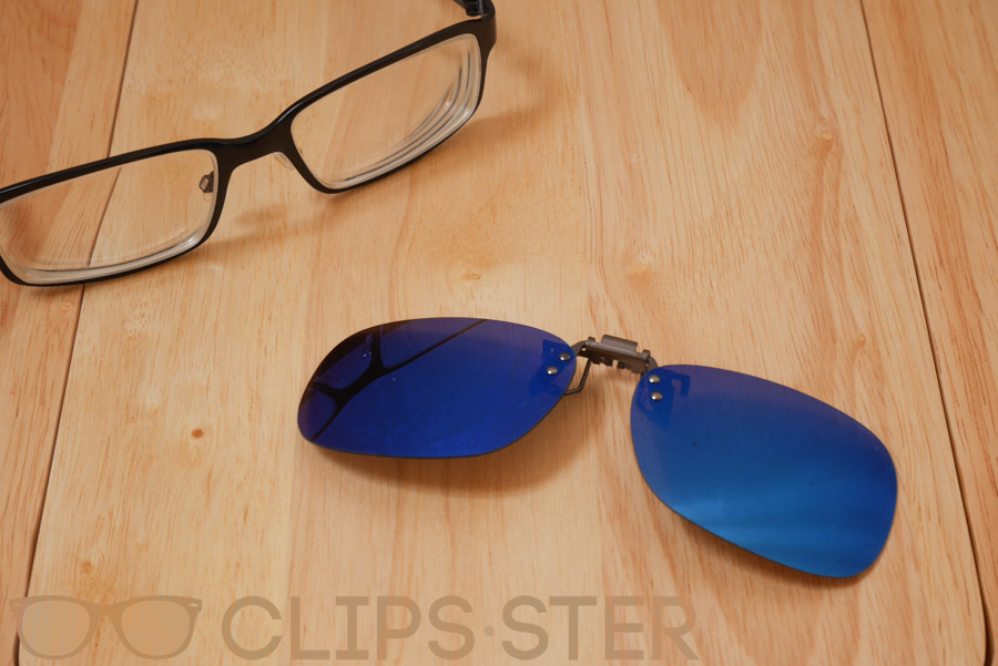 คลิปออนกันแดด Clipsster รุ่น Recster O เลนส์ปรอทฟ้า