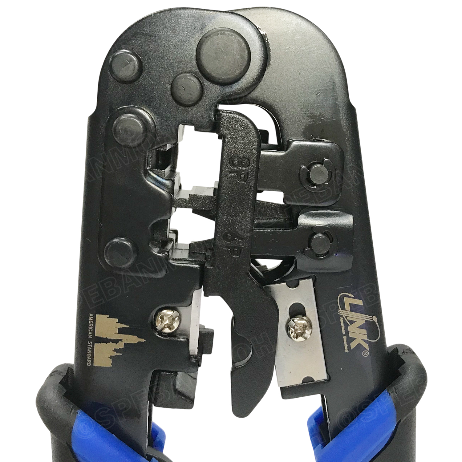 [ 1 ชิ้น ] TL-1103R คีมเข้าหัวสายแลน Lan สายโทรศัพท์ LINK ลิ้งค์ Modular Crimping Tool คีมเข้าหัวสำหรับ RJ45 RJ11 1103R US-8003 อุปกรณ์ย้ำหัวแลนด์ RJ45 RJ11 Crimping CAT5E CAT5 CAT6 4P 6P 8P สำหรับเข้าหัวแลนด์ คีมย้ำ เทอร์มินอล