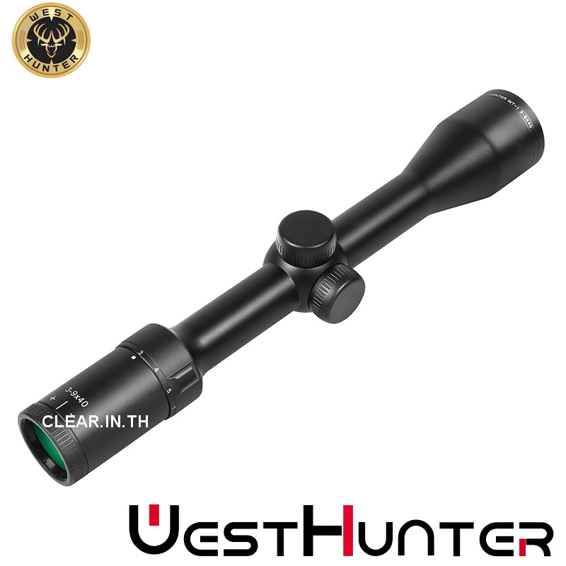 กล้องติดปืน WEST HUNTER WT-1 3-9X40 scope สินค้าแท้ รับประกัน 1 ปี