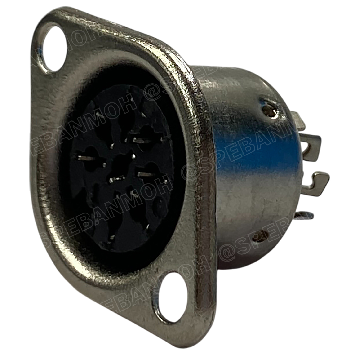 [ 1 ชิ้น ] DIN-JM-8P ปลั๊ก DIN เมียติดแท่น 8ขา แจ็คตัวเมีย Female DIN Connector 8Pin Socket ซ็อกเก็ต ปลั๊กแจ็คเชื่อมต่อ ปลั๊กดิน Din Plug 8P แจ็คเยอรมัน ปลั๊กไมค์ประชุม MIDI Power Source Plug Audio AV Connector อะแดปเตอร์