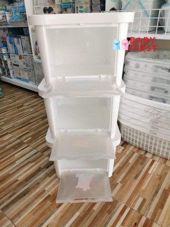 NANNYกล่องเก็บของฝาหน้า3ช่อง