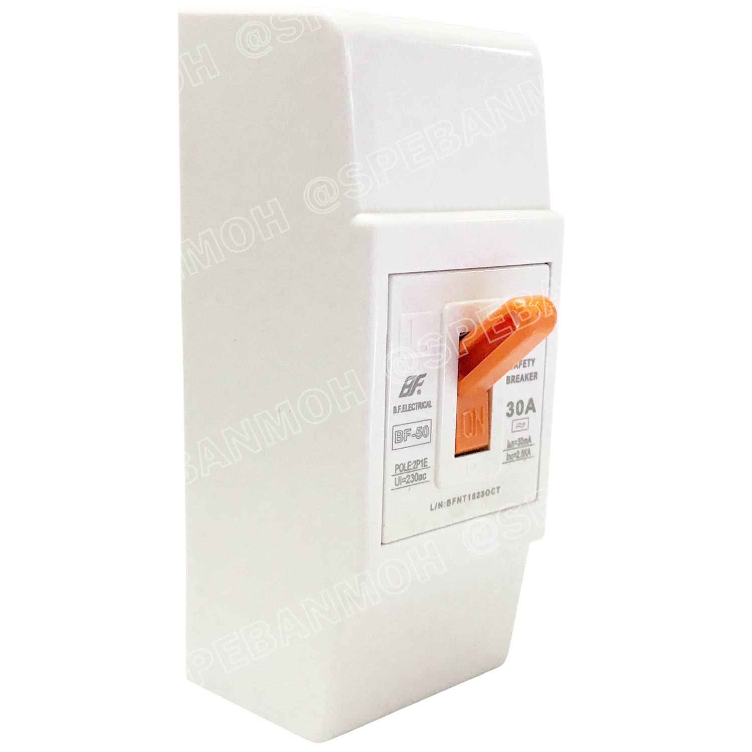 [ 1ชิ้น ] BF-50 Safety Breaker 220V 2P 15A เซฟตี้เบรกเกอร์ เซอร์กิตเบรกเกอร์ Circuit Breaker 10แอมป์ เบรกเกอร์BF เบรกเกอร์ตัดไฟ ไฟเกิน สวิทซ์ตัดไฟอัตโนมัติ ตัดต่อวงจร เบรกเกอร์ไฟ 220VAC