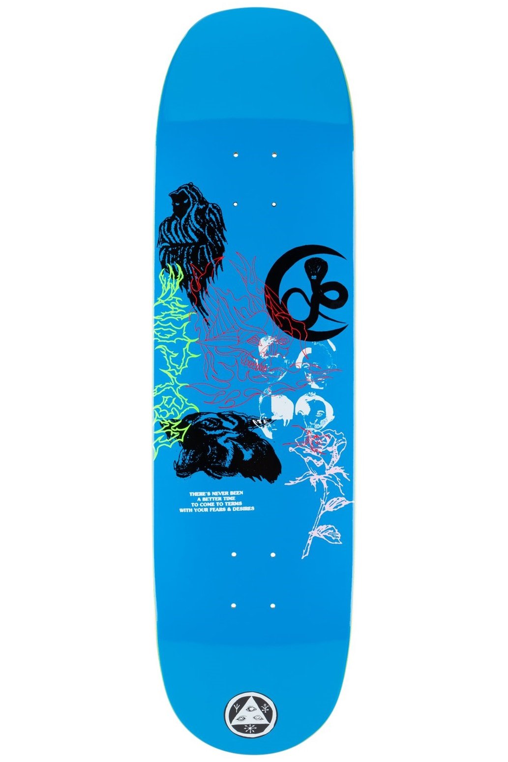 WELCOME FLASH ON MOONTRIMMER DECK 8.5"x 32.25"