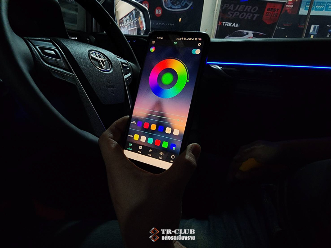 Ambient Light ไฟ LED ตกแต่งห้องโดยสาร TOYOTA ALPHARD