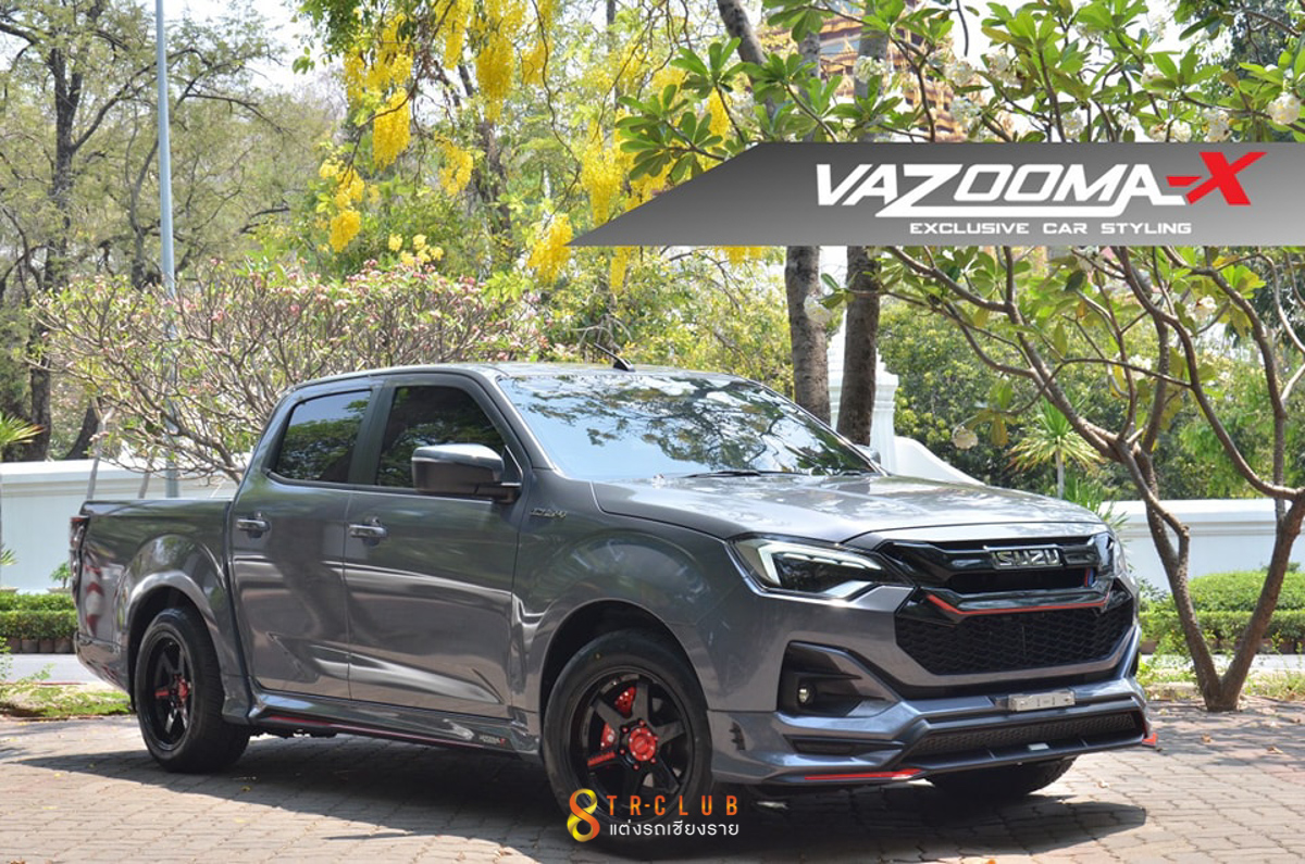 ชุดแต่งสเกิร์ตรอบคัน VAZOOMA-X สำหรับ ALL NEW D-MAX 2023 (ตัวเตี้ย)
