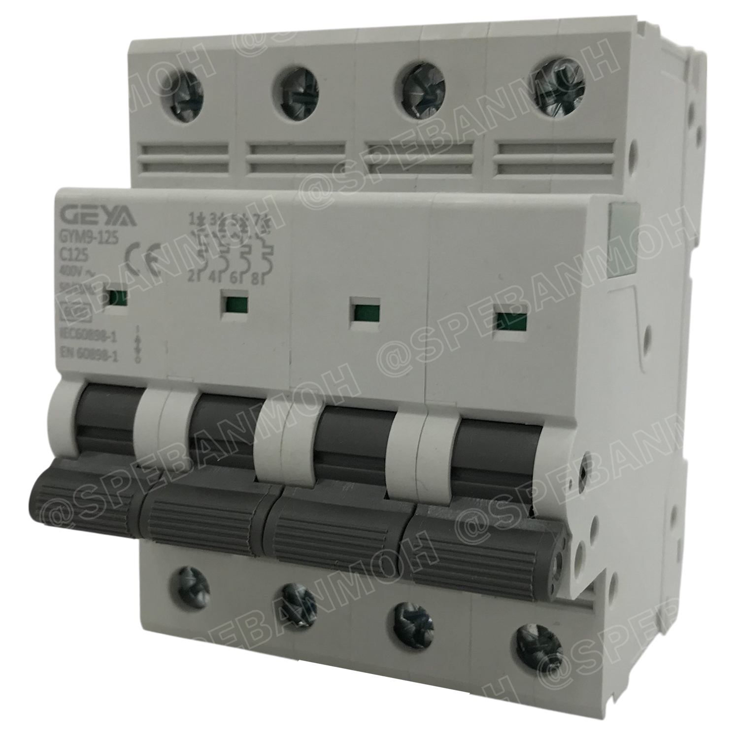 [ 1 ชิ้น ] GEYA GYM9-125AC เบรกเกอร์ AC 125A 1P 2P 3P 4P 125แอมป์ 6kA เซอร์กิตเบรกเกอร์ AC Circuit Breaker ไฟบ้าน เบรกเกอร์ลูกย่อย ลูกย่อย เบรกเกอร์กันไฟเกิน C125 จีย่า MCB มินิเซอรน์กิต Miniature Circuit