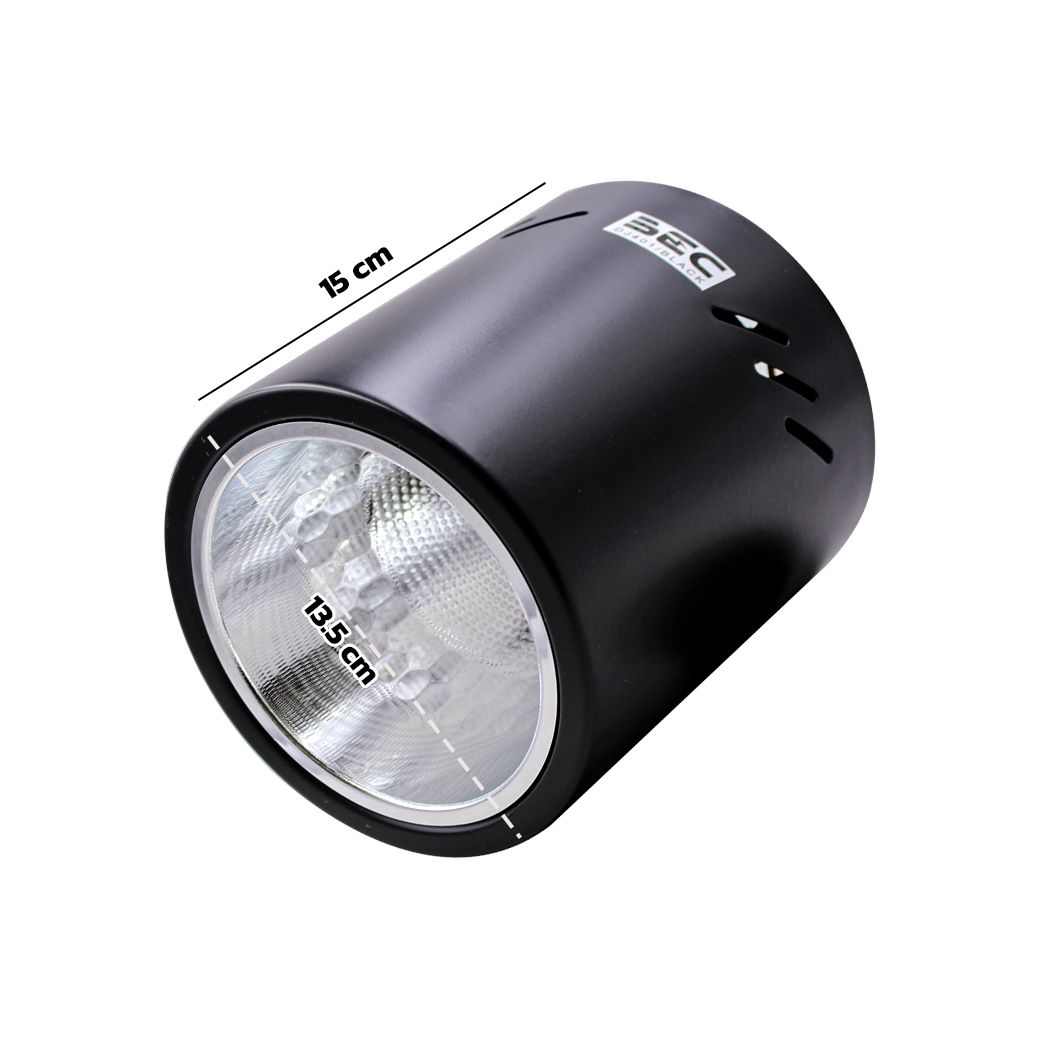โคมไฟดาวน์ไลท์ติดลอยแบบกลม ขนาด 4 นิ้ว ขั้วE27 รุ่น DJ-401 ยี่ห้อ BEC (มีสองสี ขาว-ดำ)