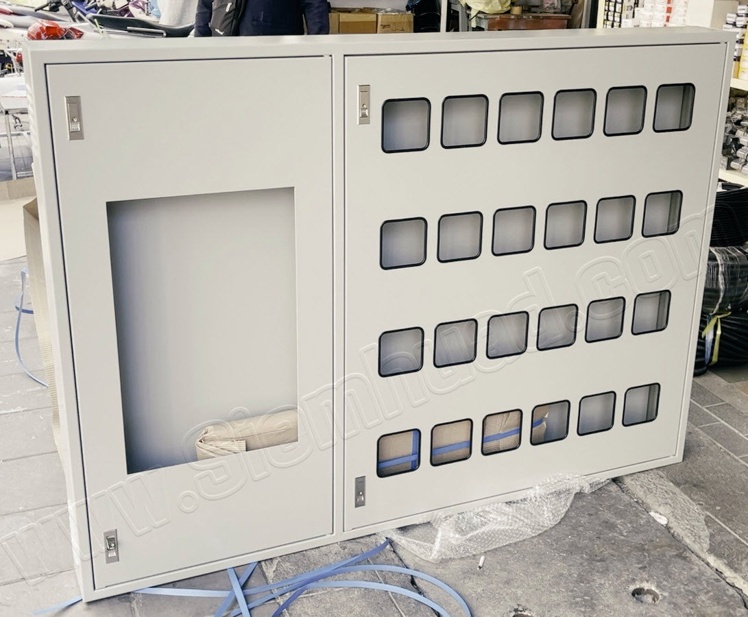 ตู้มิเตอร์สั่งทำ ขนาด 2สาย 24 ช่อง + โหลดเซ็นเตอร์ LOAD CENTER MAIN LUG MAIN BREAKER (Schneider Electric) (อุปกรณ์ไฟฟ้า LOAD CABINET (KJL)