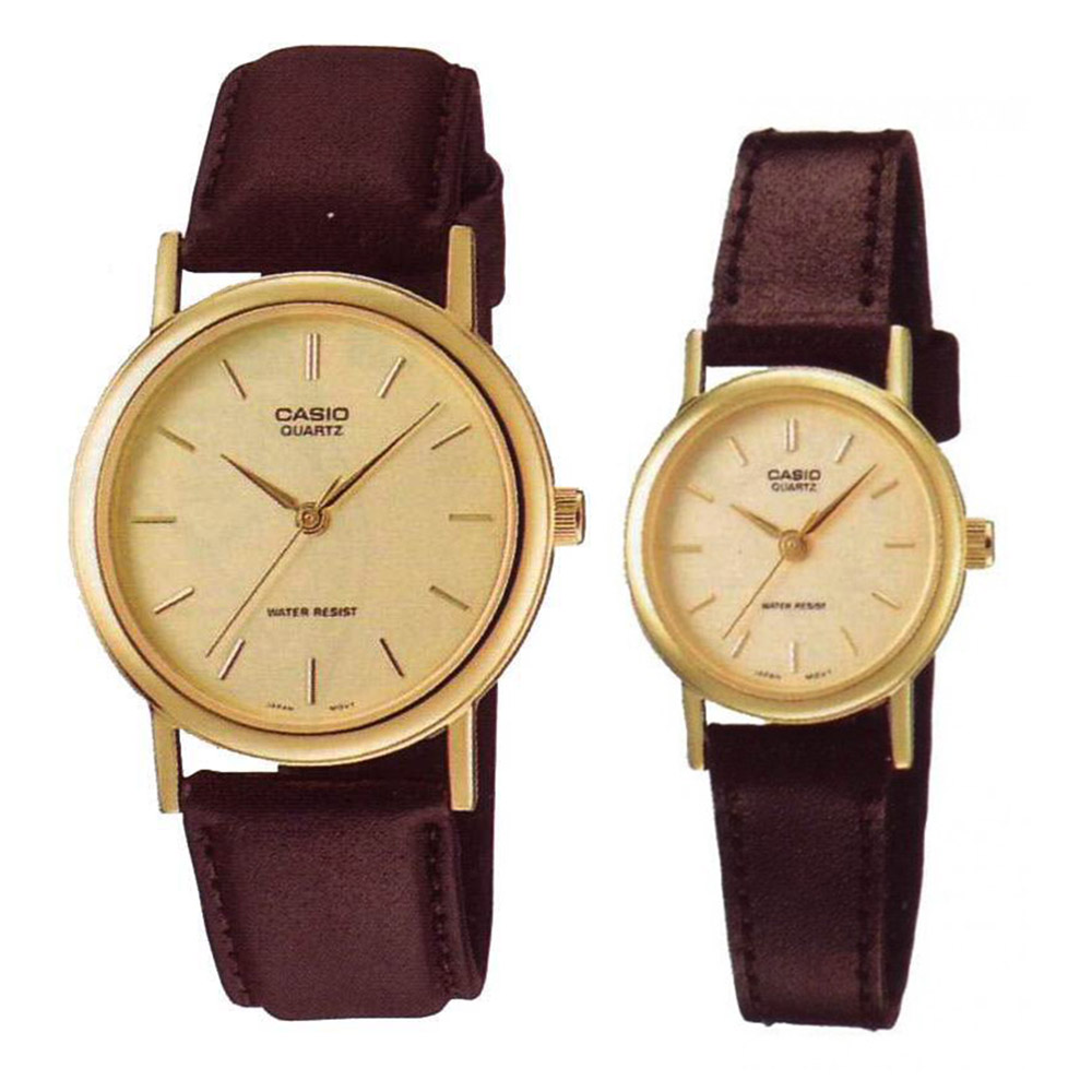 CASIO Standard รุ่น MTP-1095Q-9A & LTP-1095Q-9A สีน้ำตาล สินค้าของเเท้
