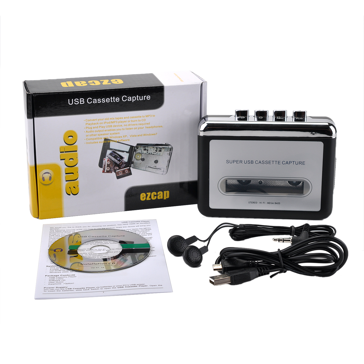 เครื่องเล่นเทปแปลงเป็น MP3 รุ่นใหม่ (EZ-220)