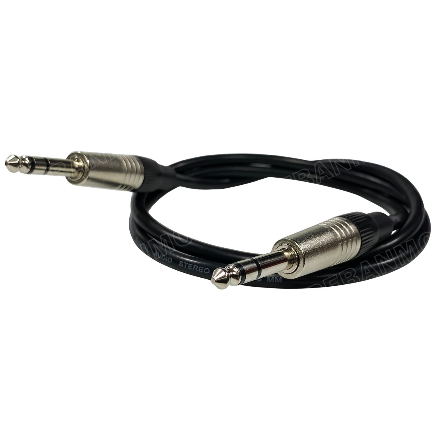 [ 1 เส้น ] SSF-ST-MIC-MIC สายสัญญาณ ไมค์ สเตอริโอ หัวท้าย สายสัญญาณ 6.35mm Stereo Cable TRS to TRS 1/4" สาย PHONE STEREO สายไมค์สเตอริโอ สายแจ็คไมค์สเตอริโอ สายสัญญาณสำเร็จรูป Shield Stereo Cable ลวด CCAM