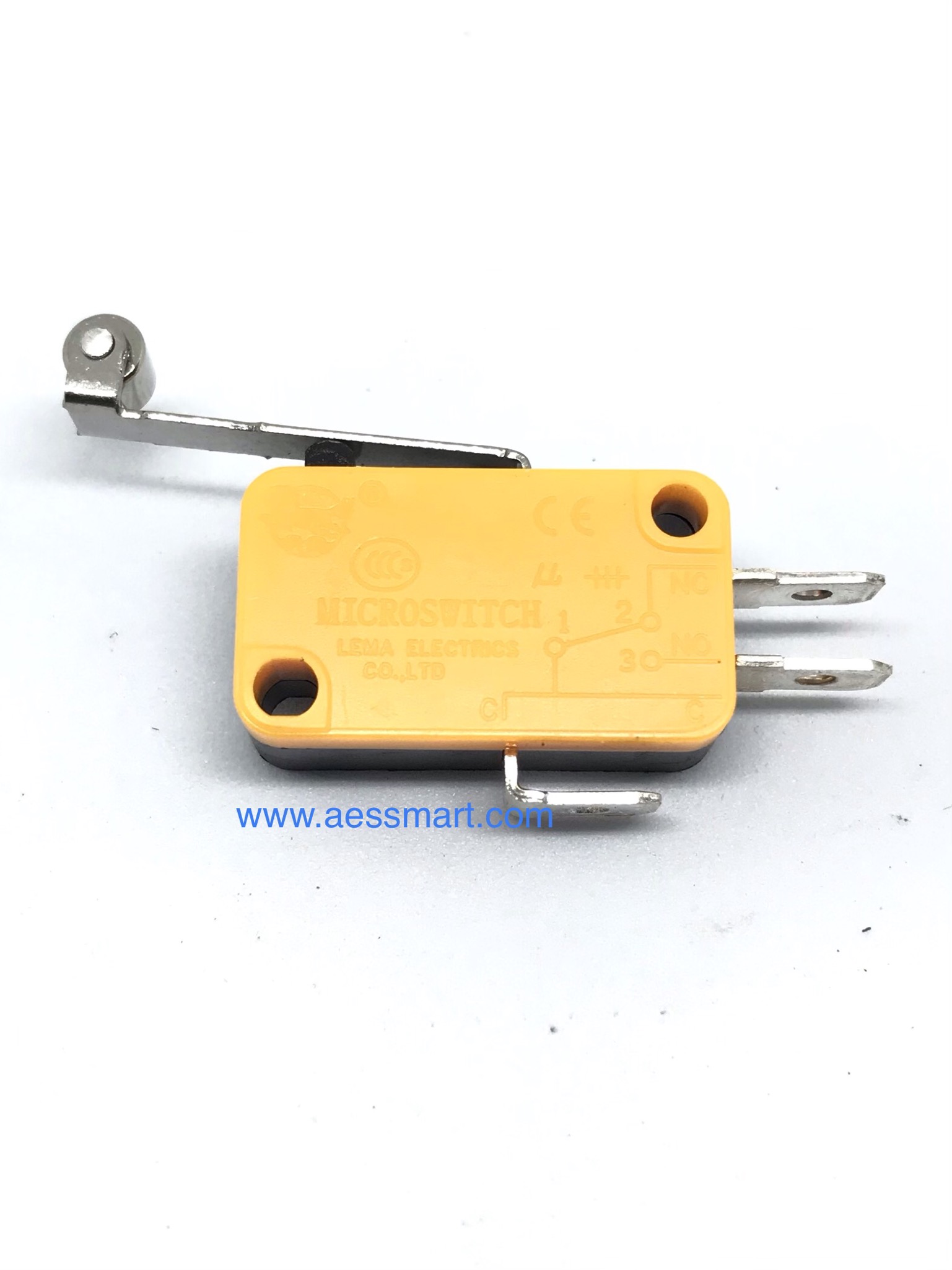 USW0003 : Micro switch มีล้อ ก้านยาว LEMA 16A/250V