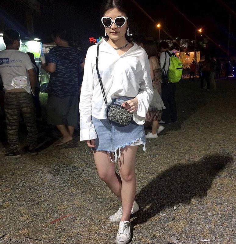 กระโปรงยีนส์สั้น งานเกาหลี Chicc Denim