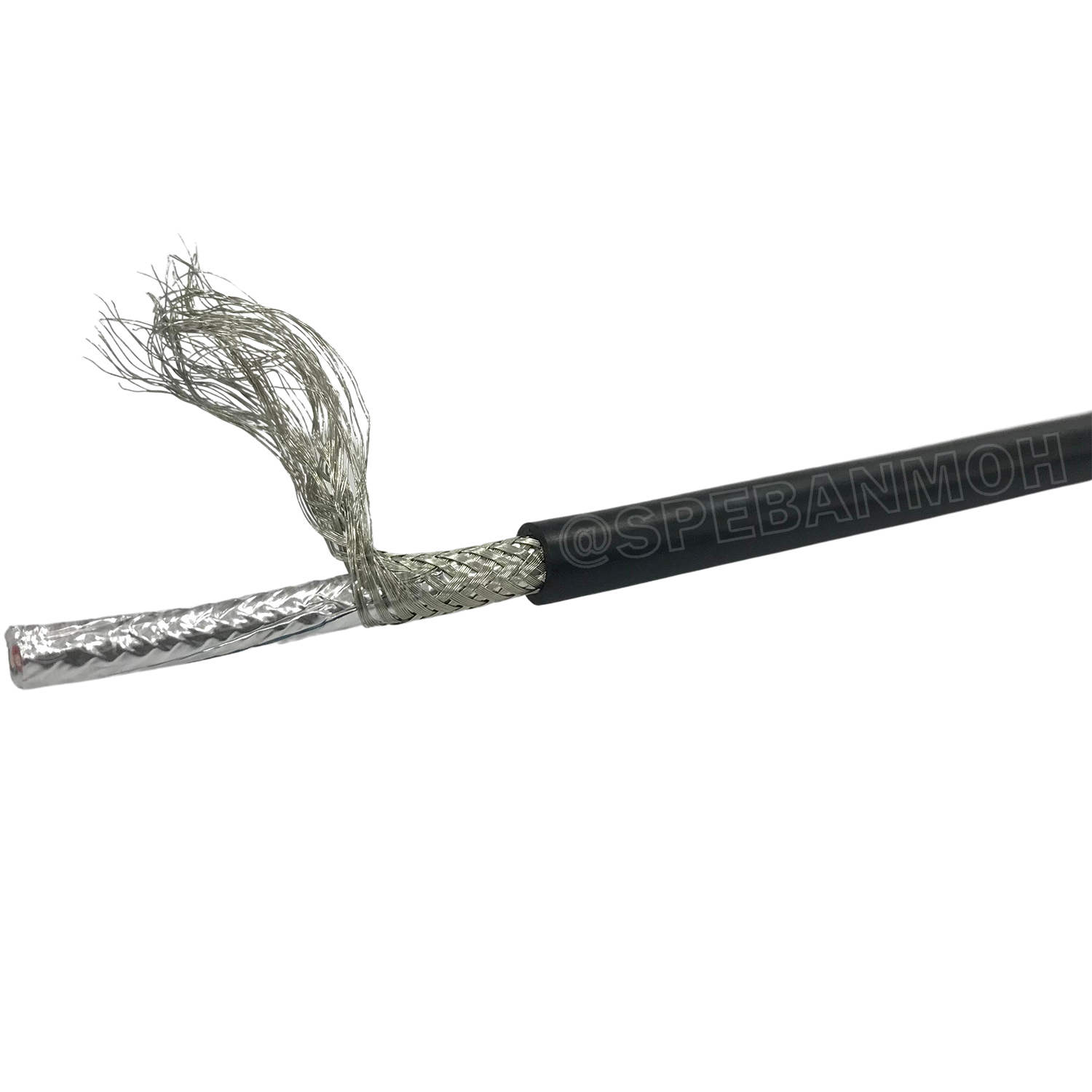 [ 100เมตร ] JSL-286 สีดำ Black สายมัลติคอร์ UL2960 2C X 0.5 sq.mm สายมับติคอร์ 2C + shield + Mylar Foil สายไมค์ สเตอริโอ 2C ขนาด 0.5mm2 สายสัญญาณ 2คอร์ 2C 0.5mm UL2960 สายไมโครโฟน Microphone Cable 2C ชีลถัก สายสัญญาณ สเตอริโอ Stereo Cable