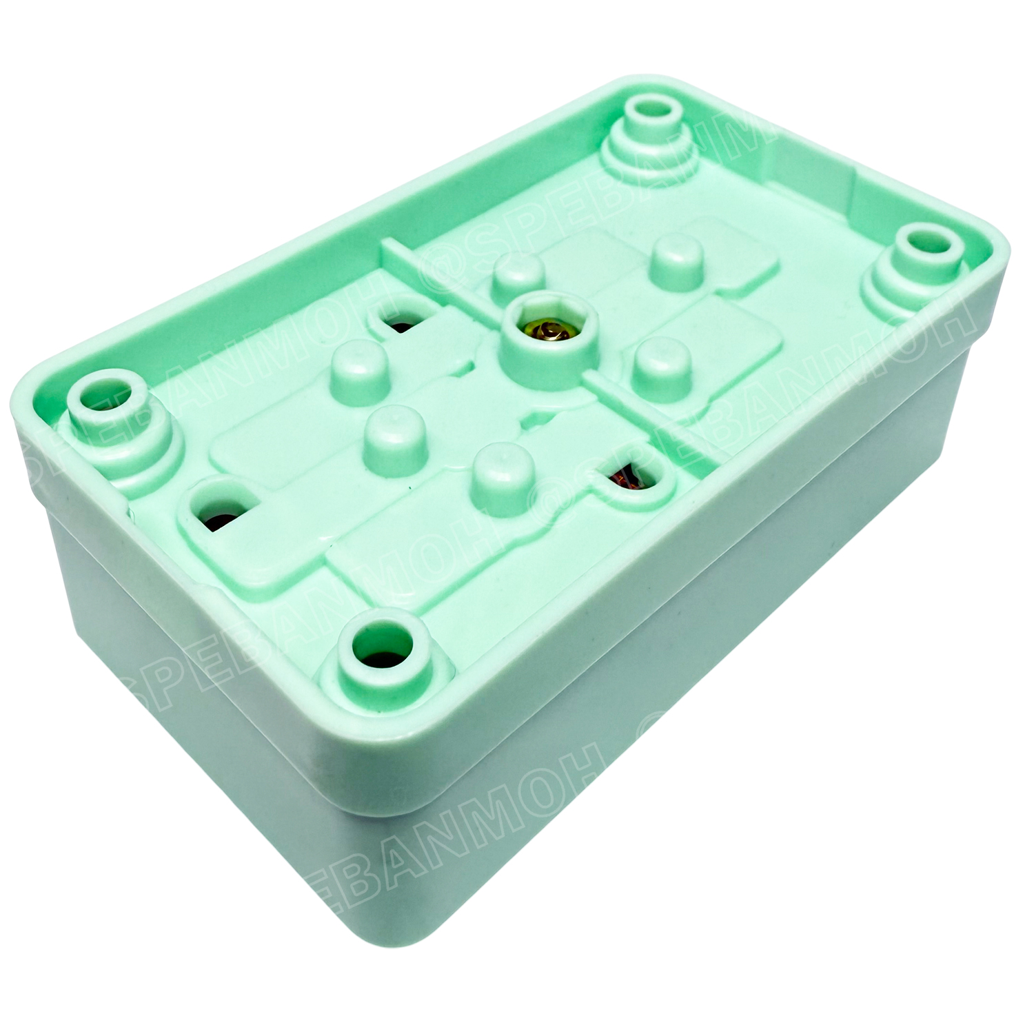 [ 1 ชิ้น / คละสี ] JRDQ-964 เต้ารับ 16A 250VAC เต้ารับ 2ช่อง มีกราวด์ ปลั๊กตัวเมีย ปลั๊กลอย ปลั๊กกราวด์ลอย มีขั้วดิน receptacle with earthing contact ขั้วทองเหลือง 3 ขา ยูนิเวอร์แซ็ล 16แอมป์ เต้ารับเอซี สำหรับทำปลั๊กพ่วง