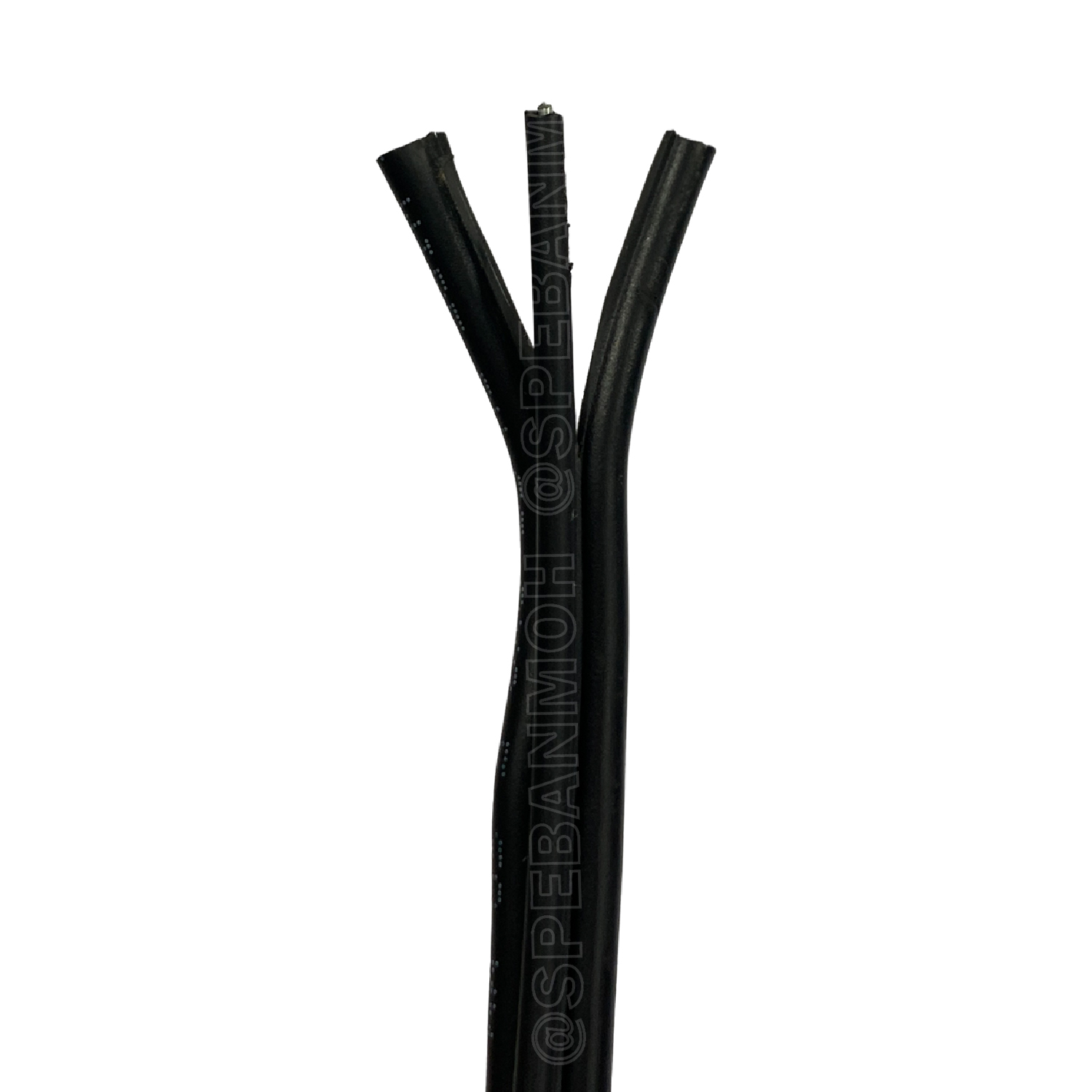 [ 200 เมตร ] HBDW-2-5 สายดรอปวาย 2Cx2.5sq.mm Drop Wire Cable ทองแดงเท้ 2.5mm2 HYBRID สายลำโพง Speaker Cable สายเดินเสียงตามสาย Copper Wire สายลำโพง มีสลิง สายไฟคู่ ดำแดง Twin cable with drop wire ทองแดงเต็ม ยี่ห้อ ไฮบริด 2.5มิล