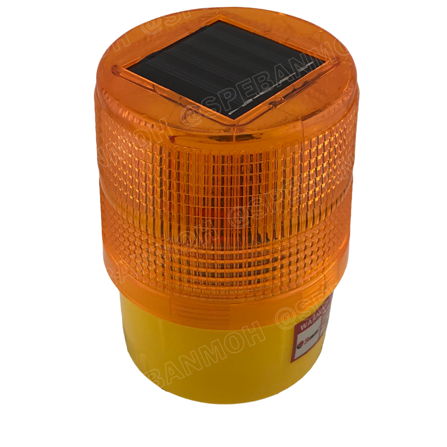 JS-01-YEL สีเหลือง Yellow LED ไฟสัญญาณเตือน โซล่าเซลล์ แอลอีดี แบบกระพริบ ฐานยึดน็อต Solar Cell Warning Light ไฟสัญญาณเตือน แสงอาทิตย์ ไฟเตือนใช้โซล่า ไฟเตือนใช้พลังงานแสงอาทิตย์ Solar Warning Light ไฟกระพริบใช้แผ่นโซล่า พลังงานแสงอาทิตย์ ไฟเตือนโซล่าเซลล