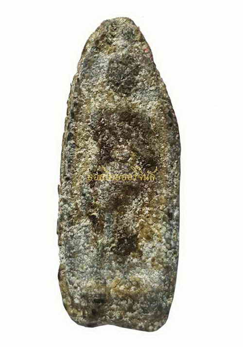 พระลีลาสองหน้า กรุวัดพระศรีรัตนมหาธาตุ เนื้อชินเขียว สุพรรณ b62071206-1