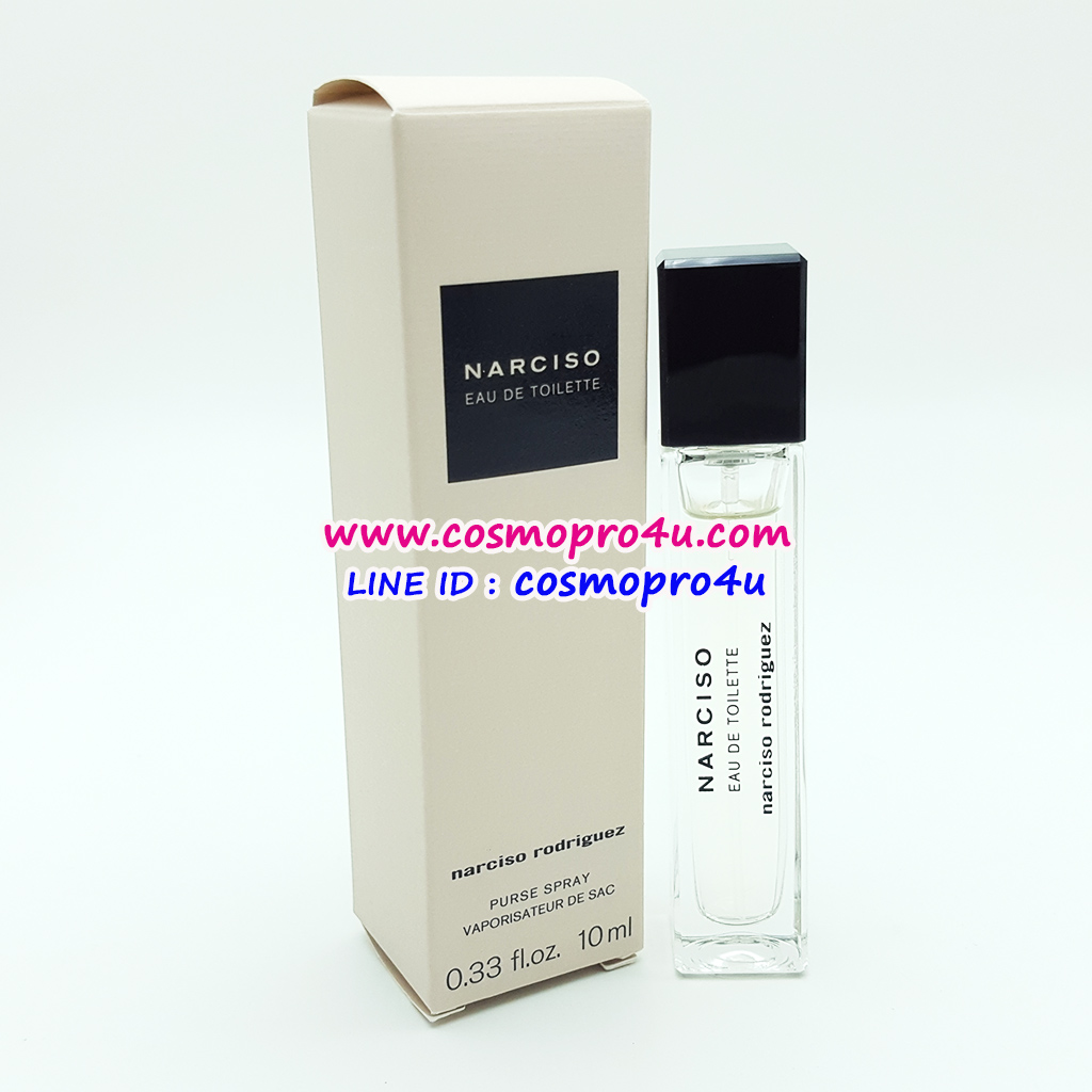 น้ำหอมผู้หญิง NARCISO EDT NARCISO RODRIGUEZ 10ml น้ำหอมนาร์ซิสโซ่ กลิ่นแบบสะอาด เซ็กซี่ มีเสน่ห์ เรียบหรู 10ml