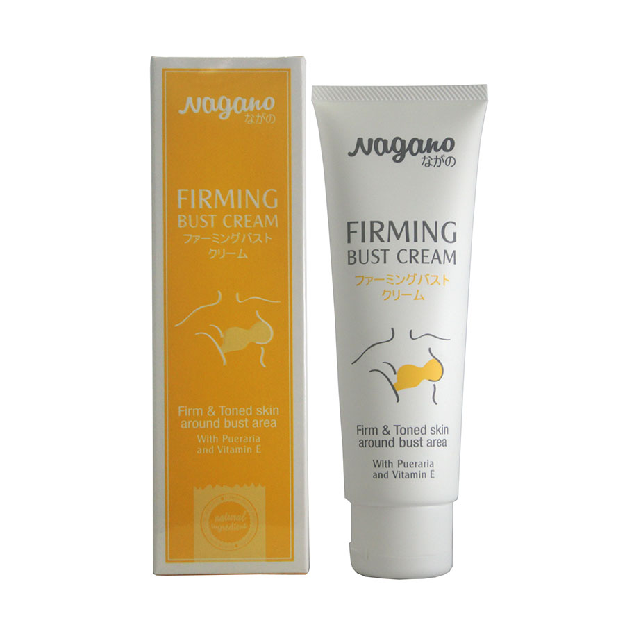 ครีมทาอก นากาโน่ (นากาโนะ) Nagano Firming bust cream 100ml ครีมกระชับทรวงอก ใช้ส่วนผสมจากธรรมชาติ กวาวเครือ ปอลดภัย มี อย