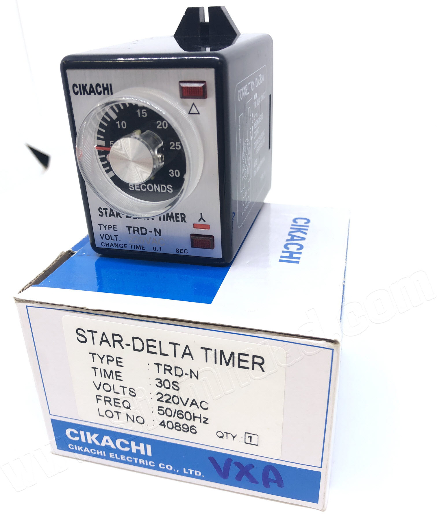 สตาร์เดลต้าไทม์เมอร์ / STAR-DELTA TIMER (CIKACHI) ใช้ในการสตาร์ทมอเตอร์ รุ่น TRD-N, TRD-NT