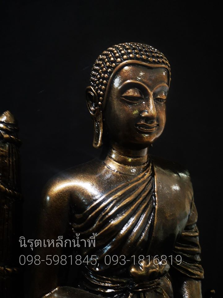 พระสีวลีเนื้อแร่เหล็กน้ำพี้ หน้าตัก 9 นิ้ว