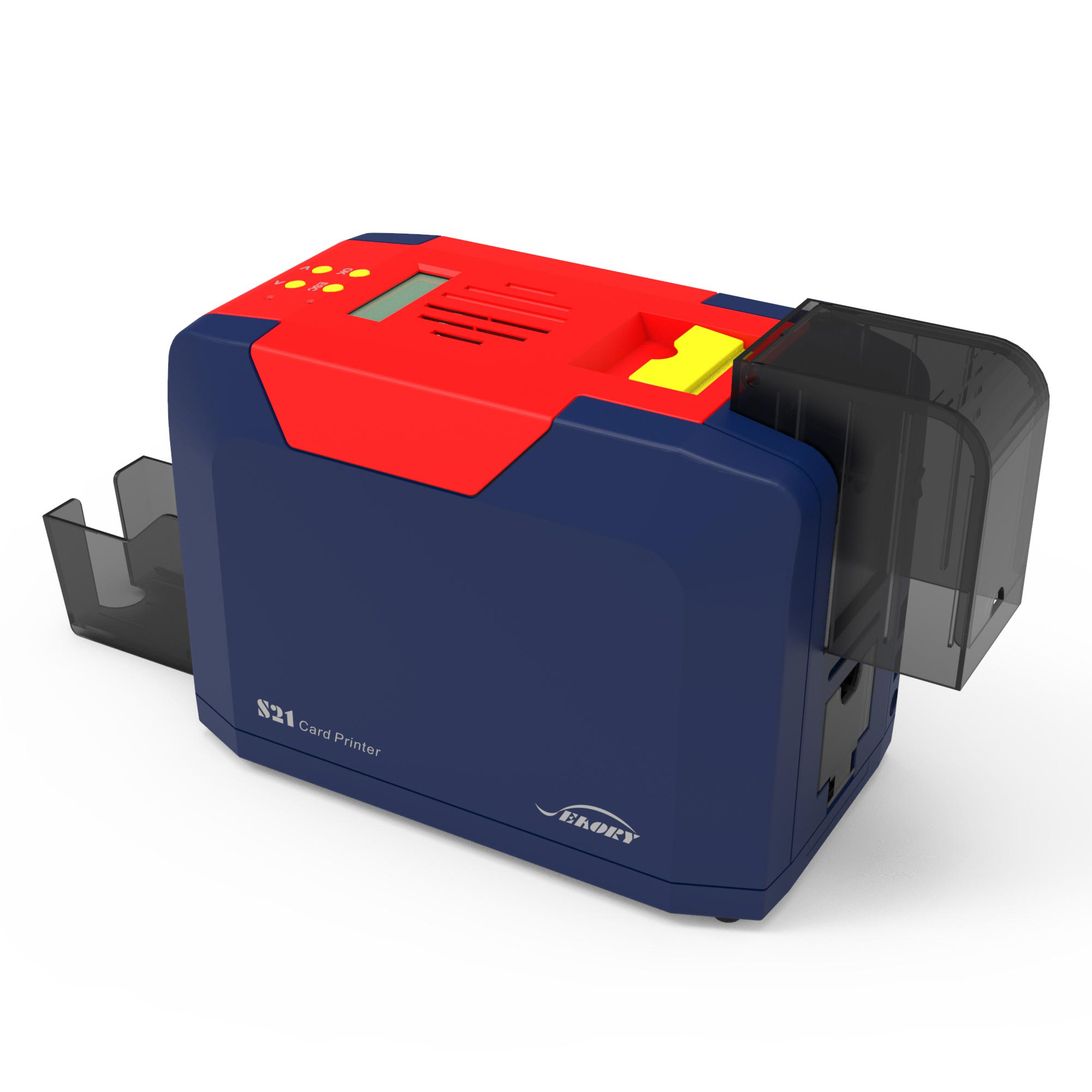 เครื่องพิมพ์บัตรพลาสติก เครื่องพิมพ์บัตรพนักงาน บัตรข้าราชการ บัตรประจำตัว บัตรนักเรียน Card printer Thermal dye-sublimation direct to card Seaory S21