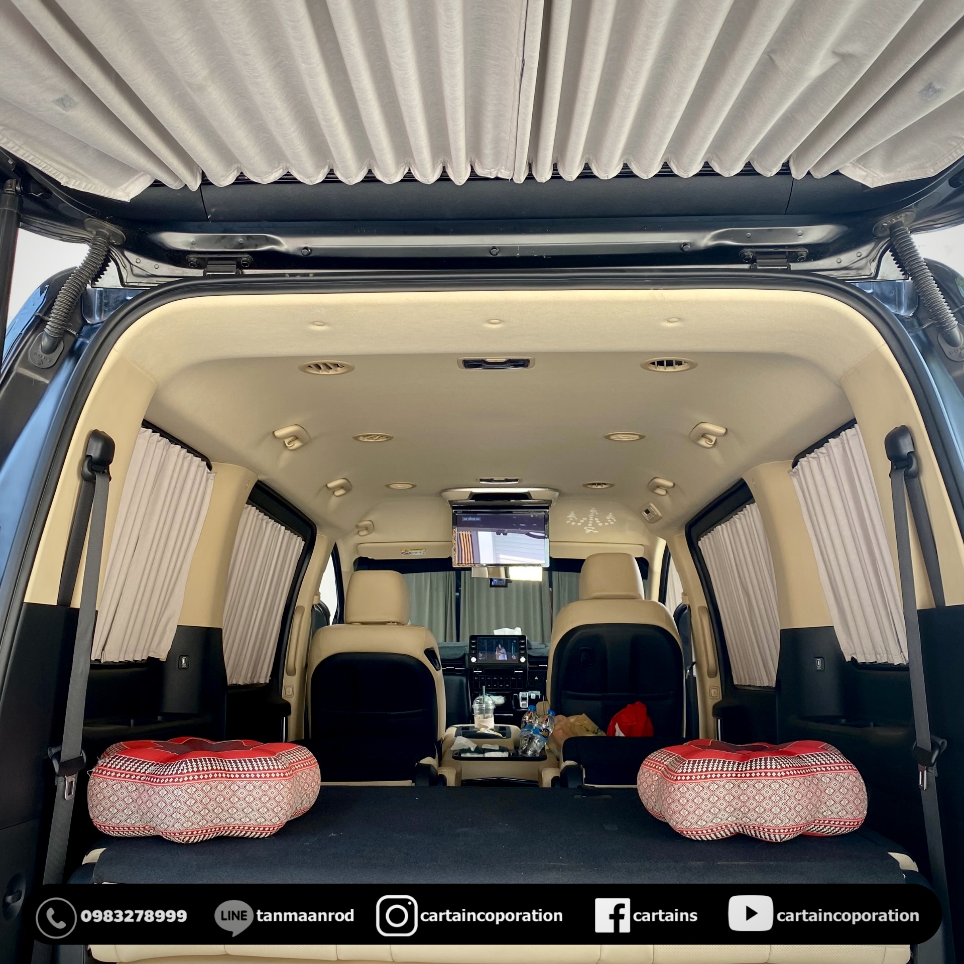 ผ้าม่านรถ รุ่นกันไรฝุ่นลดภูมิแพ้ สียอดฮิต