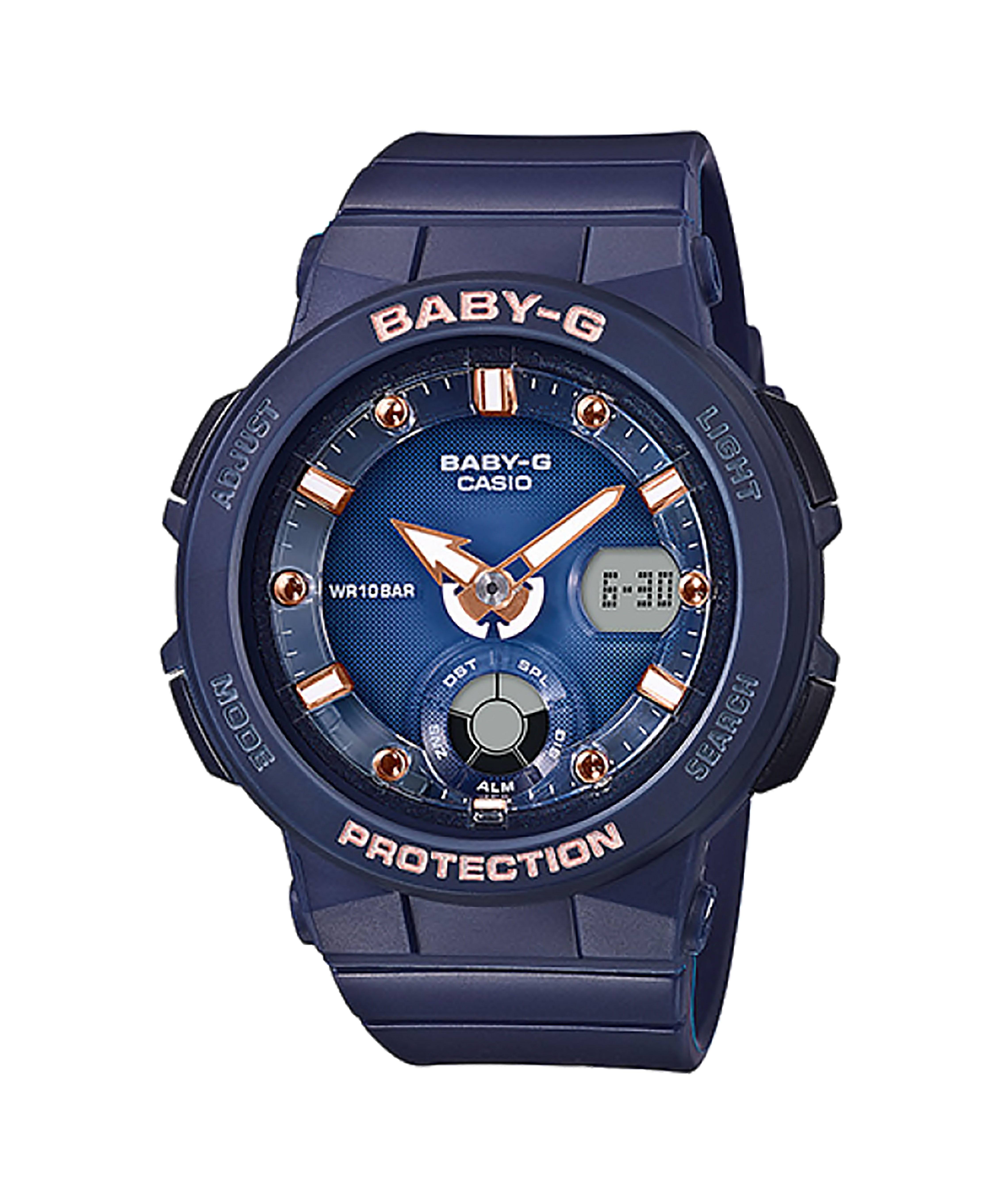 CASIO BABY-G รุ่น BGA-250-2A2DR สีน้ำเงินเข้ม สินค้าของเเท้ รับประกันศูนย์ CMG