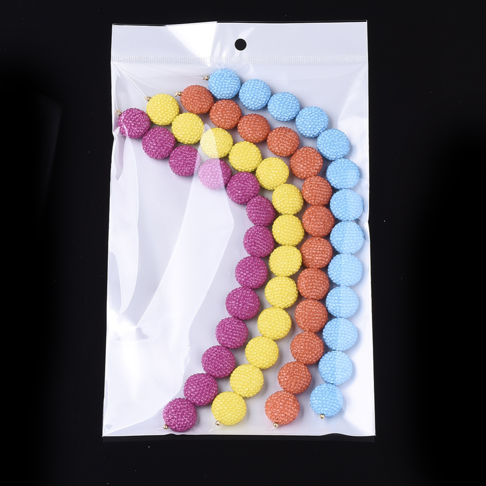 ถุงพลาสติกใส OPP(ถุงแก้ว) ฝากาว มีรูแขวนหัวมุก หน้าใสหลังขาว ขนาด 10x21 ซม.(ส่วนใช้งาน 10x16 ซม.) หนา 0.045 มม. แพ็ค 100 ใบ