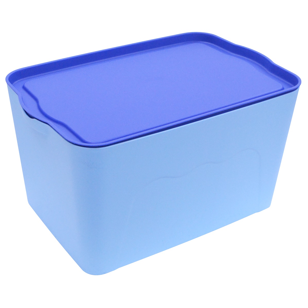 PL-002/3 BLกล่องพลาสติก-ใหญ่ สีฟ้า