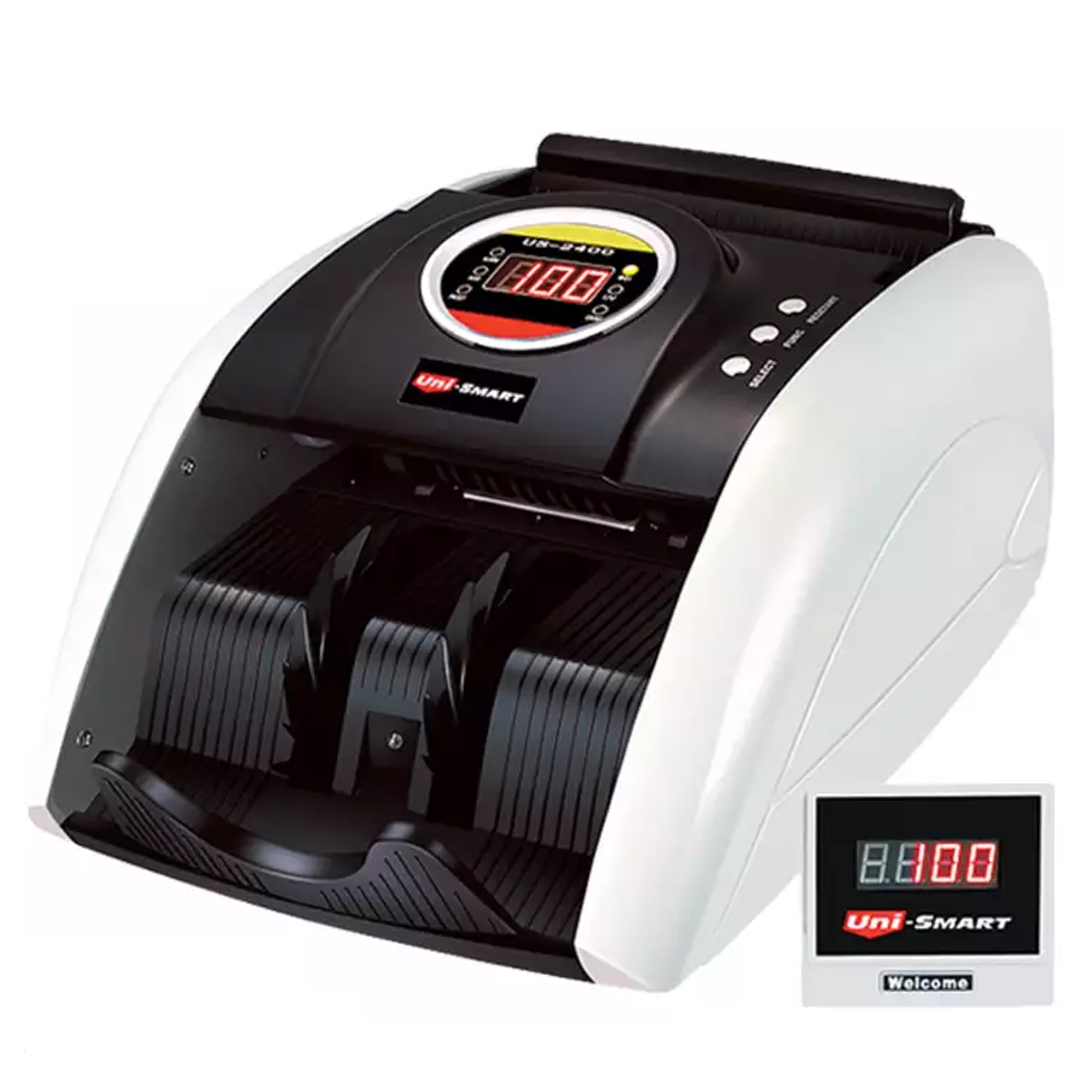 Uni-SMART เครื่องนับธนบัตร เครื่องนับเงิน เครื่องนับแบงค์ ตรวจธนบัตรปลอม US-2400