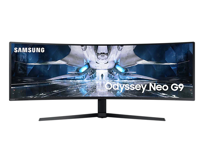 SAMSUNG 49" DQHD Monitor With Quantum Mini-LED LS49AG950NEXXT รับประกันสินค้า 3 ปี