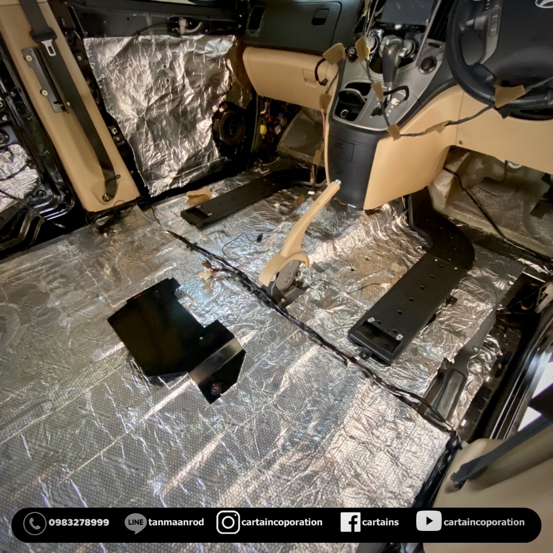 แดมป์ทั้งคัน Hyundai h1 พื้น ทั้งคัน หลังคา ด้านข้าง กาบบันได ประตู5บาน 2ชั้น