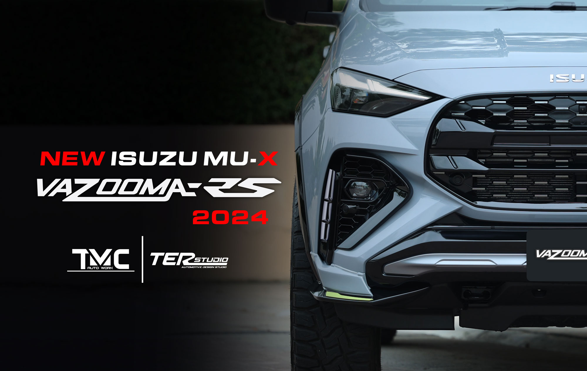 ชุดแต่งสเกิร์ตรอบคัน VAZOOMA-RS ( RS ) MU-X 2025