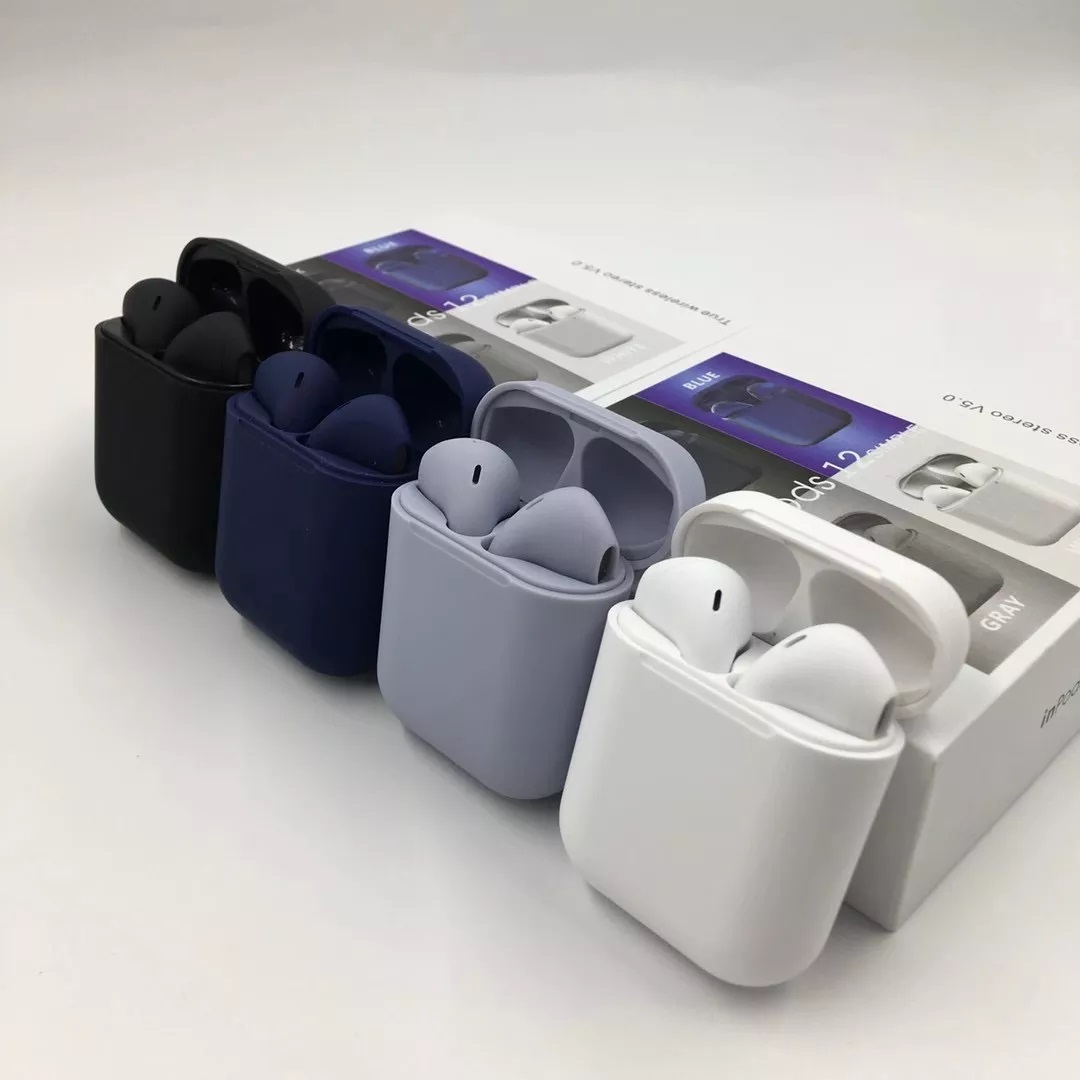 inPods12 หูฟังบลูทูธ หูฟังไร้สาย พร้อมกล่องชาร์จ Bluetooth 5.0 ใช้ได้ทั้ง iOS และ Android
