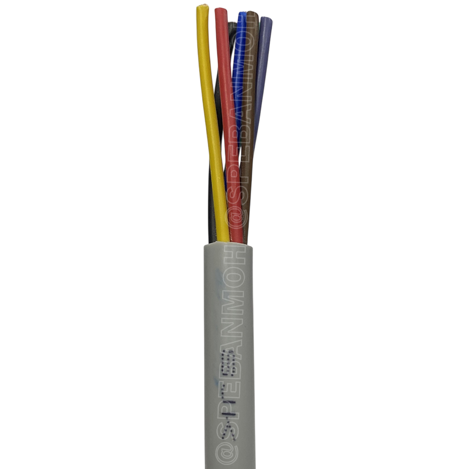 [ 1 เมตร ] SJK 1.5 sq.mm Multicore Cable สาย AV Control Cable SJK สาย คอนโทรล 1.5mm. Multi Core Cable 1.5mm2 Control Signal Power Control Cable Control Wire สายคอนโทรล สายมัลติคอ สายสัญญาณ สายคอนโทรล เบอร์ สี เทา Grey
