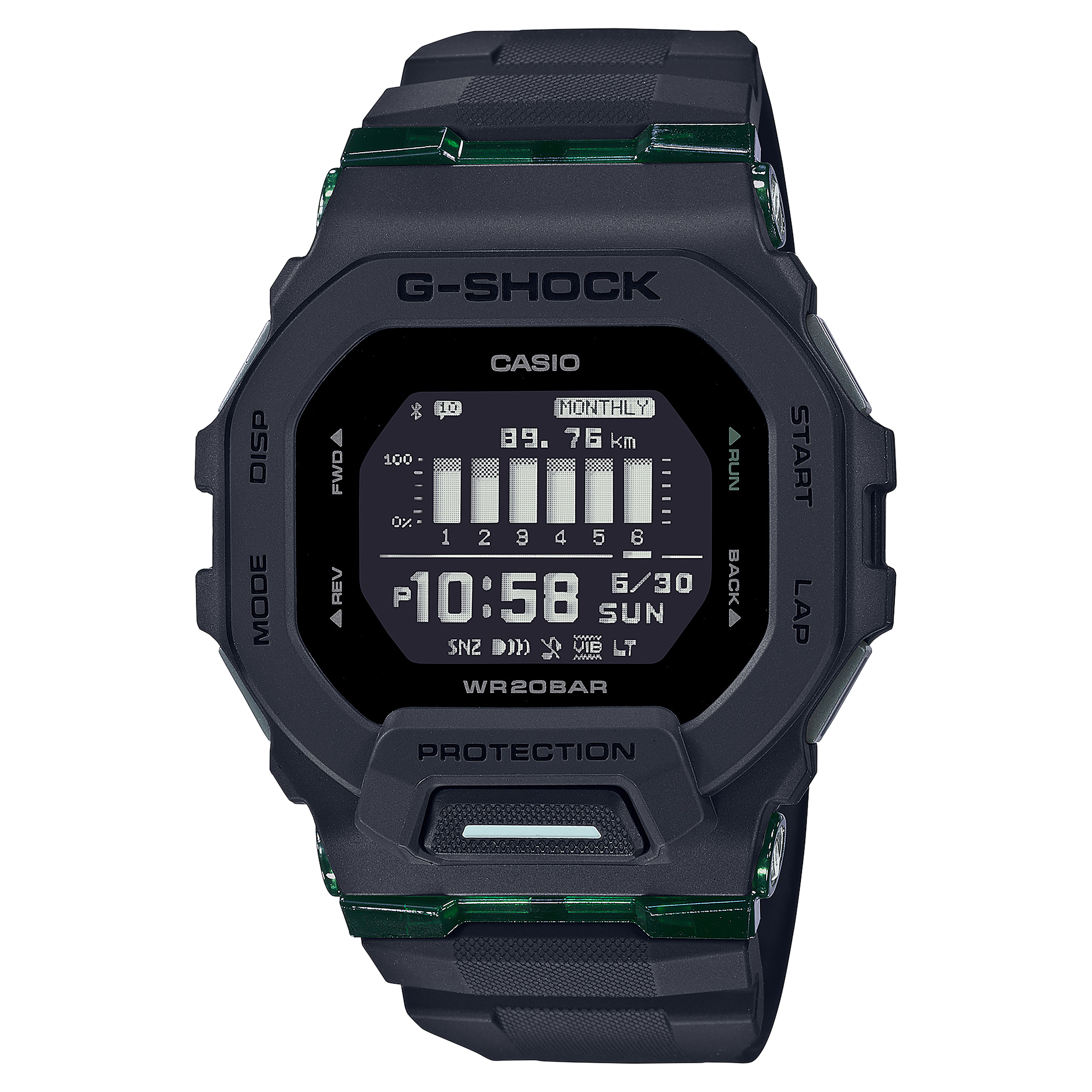 CASIO G-SHOCK รุ่น GBD-200UU-1DR สีดำ สินค้าของเเท้ รับประกันศูนย์ CMG